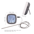 Miniatyrbillede 3 af 5: Touch Screen Køkken Madlavning Digital Mad Kød Termometer Timer Værktøj med Probe