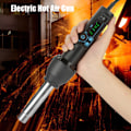 Miniatyrbillede 1 af 5: 8858-I 650W LED Digital Display Justerbar Elektrisk Varmluftpistol Varmepistol (EU Stik)