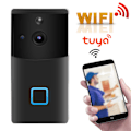 Miniatyrbillede 5 af 5: 1080P HD WiFi Natkig To-vejs Intercom PIR Video Dørklokke til Tuya