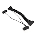 Miniatyrbillede 2 af 5: 24Pin Kabler Synkroniseringsforlængerkabel 3 Strømforsyning PSU Adapter til BitCoin Mining