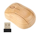 Miniatyrbilde 3 av 5: 2.4GHz Trådløs Optisk Bambusmus PC Laptop Datamaskin Tre