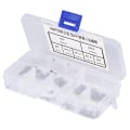 Miniatyrbillede 3 af 5: 140 stk. M1/M1.2/M1.4/M1.6/M2/M2.5/M3 Gevind Rustfrit Stål Hex Sekskantede Møtrikker