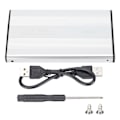 Miniatyrbillede 2 af 5: HDD Kabinet Plug Play 3TB USB2.0 SSD Harddisk Boks til OS X Laptops Ekstern Datalagring Argent