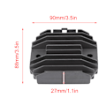 Miniatyrbillede 4 af 5: Motorcykel Spændingsregulator Ensretter til Yamaha YZF-R1 1999-2001 R6 1998-2002