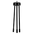 Miniatyrbillede 2 af 5: Mini Bordstativ 1/4in Adapter Rustfrit Stål Bærbar til Selfie Stick Mobiltelefon SLR Kamera