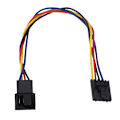 Miniatyrbillede 1 af 5: 5 stk. 5-pin til 4-pin adapterkabel interface konverter dedikeret blæserkabel til Dell