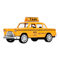 Miniatyrbild 2 av 5: 1:32 Legering Taxi Simuleringsfordonsmodell Leksak för Gåva Möbeldekoration Samling (Taxi A)