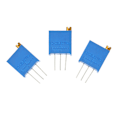Miniatyrbillede 5 af 5: 50 stk. 3296W 100/200/500/1k/2k/5k/10k/20k/100k/500k Ohm Justerbar Trimmer Modstand