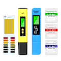 Miniatyrbild 1 av 4: Professionell PH-testare TDS/EC Testpenna Multifunktionell Vatten PH-testverktyg Set Handhållen Vattendetekteringsenhet Kit