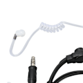 Miniatyrbilde 4 av 5: 7,1 mm Halsmikrofon Headset Teleskopisk Støyreduksjon Klar Lyd Halsmikrofon Toveis Radio Headset for Walkie Talkie