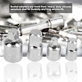 Miniatyrbilde 1 av 5: 4 stk. Sølv Krom Vanadium Stål Socket Adapter Reduksjoner 1/2\", 3/8\", 1/4\" Skiftenøkkel Adapter