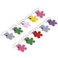 Miniatyrbillede 1 af 5: 10 stk./parti 25 mm Mini Blommeformet Seler Sutteholder Bøjle Klips Holder