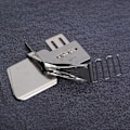 Miniatyrbillede 3 af 5: Kantebåndsfolder Symaskinetilbehør Rustfrit Stål 4 Folder Korrosionsbestandig Holdbar (36mm)