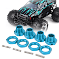 Miniatyrbild 4 av 5: 4 st RC Hjul Hex Driver 17MM Aluminiumlegering Hjul Hex Kopplingskit för HSP 1/8 RC Bil Blå