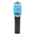 Miniatyrbillede 3 af 5: Temperaturmålingspistol Infrarød med LCD-display Industritermometer GM320SBlå