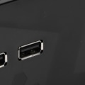 Miniatyrbillede 4 af 5: Desktop Computer Kabinet God Varmeafledning Udsøgt Kompakt Sort Mini HTPC Kabinet til Hjemmevideo Computer