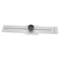 Miniatyrbillede 5 af 5: Parallel lineal med markør i kulstofstål, præcis lineal (0~200 mm)