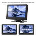 Pikkukuva 1 / 4: 7 tuuman HD-monitori 1024x600 16:9 TFT LCD -monitori tukee BNC AV-videotuloa koti- ja autovalvontaan