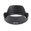 Miniatyrbillede 2 af 5: EW‑73C Kvalitets Bærbar Plastik Kamera Objektiv Modlysblænde til EF S 10‑18mm F4.5‑5.6 IS STM