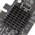 Pikkukuva 3 / 5: USB 3.2 Gen 2 -laajennuskortti, tyyppi C, 20 Gbps, ASM3242 pääohjain, PCIe - USB 3.2 -laajennuskortti pöytätietokoneen koteloon
