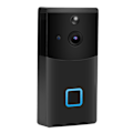 Miniatyrbillede 1 af 5: 1080P HD WiFi Natkig To-vejs Intercom PIR Video Dørklokke til Tuya