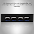 Miniatyrbild 3 av 4: USB2.0 Floppy Frontpanel 3.5'' Floppy Bay 9 Pin till 4 Interface USB 2.0 HUB