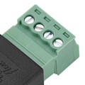 Miniatyrbilde 3 av 5: Ethernet-kontakt RJ11 6P4C hann til 4-pinners skruklemkontakt