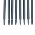 Miniatyrbilde 4 av 5: 10 stk 100mm 1/4\" Hex Shank T10 Magnetisk Sikkerhetsstjerne Skrutrekker Bits Sett