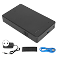 Miniatyrbilde 2 av 5: USB3.0 HDD Kabinett 3.5in 2.5in 5Gbps Ultratynn Lettvekt SATA HDD Kabinett Adapter for Stasjonære Datamaskiner for HDD SSD EU Plugg