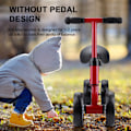 Miniatyrbillede 3 af 5: Balance Træning Mini Cykel Scooter Walker Scootere til 1-2 Års Baby (Rød)