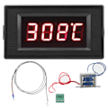 Miniatyrbillede 2 af 5: Industriel Digital Display Nøjagtighed K-Type Termoelement Temperaturtester 220V DYG5135