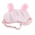 Miniatyrbild 1 av 5: Söt Djurögonmask för Sömn, Julhjort Vinterkartong Napp Ögonskyddsmask Rosa Kanin