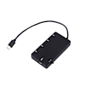 Pikkukuva 1 / 5: 4-porttinen Micro USB -keskitin USB2.0 OTG -laajennussovitin latauskaapeli älypuhelimille ja tableteille