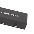 Miniatyrbillede 5 af 5: 1x2 DVI Splitter 1 ind 2 ud Understøtter opløsning op til 1920x1440 2 Port DVI Video Splitter til PC Laptop DVR Projektor HDTV EU Stik