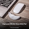 Miniatyrbillede 1 af 5: Silikone Muse Håndledsstøtte Ergonomisk Tredimensionelt Overfladedesign Hudvenlig Glat Bevægelse Håndledsstøtte Sort
