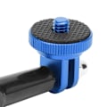 Miniatyrbild 3 av 5: Kamerafäste Mount Adapter Aluminiumlegering Förlängningsarm Tillbehör för Insta360 ONE X/X2 Blå