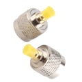 Miniatyrbilde 5 av 5: 2 stk. Type N Hann til SMA Hunn RF-kontakt Koaksial Adapter Testkonverter