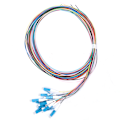 Miniatyrbilde 1 av 5: 12-tråds fiberoptisk pigtail LC/UPC Single Mode Lavt innsettingstap 1,5m