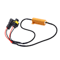 Miniatyrbillede 3 af 5: 2 STK. Belastningsmodstandsadapter 50W 6Ω H11 880 881 LED Metal til Blinklys / Tågelygte