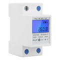 Miniatyrbild 4 av 5: 5-80A DDM15SD LCD-bakgrundsbelyst digital display enfasig elektronisk energimätare KWh