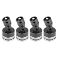 Pikkukuva 2 / 4: 4 KPL Alumiiniset Magneettiset Huomaamattomat Piilotetut Korin Kiinnikkeet SCX10 4WD 1:10 RC-autoon, Musta
