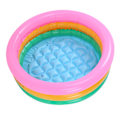 Miniatyrbillede 1 af 5: Børn Blød Oppustelig Swimmingpool Drenge Rund Form Lys Farve Babybassin PoolS