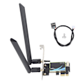 Miniatyrbillede 2 af 5: WiFi Adapter PCI E DualBand 2.4/5GHz 300/867Mbps Trådløs Connector til PC Desktop