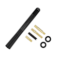 Miniatyrbilde 1 av 5: 4.7-tommers Universal Bil Tak Radio Antenne Dekorasjon Passer for Mini Cooper S JCW R55 R56 R57 R60