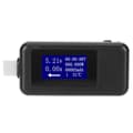 Miniatyrbilde 3 av 5: TypeC Tester Multifunksjonell Toveis Strømspenning DC Digital Voltmeter (Svart)