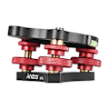 Miniatyrbild 1 av 5: Andoer LP-64 Stativ Nivelleringsbas Tri-hjul Precisionsnivellerare med Vattenpass 3/8