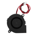 Miniatyrbillede 2 af 5: 5015 5V Turbo Blæser 3D Printer Tilbehør Blæser Radiator Køleventilator PBT Anti-plast Materiale