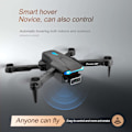 Miniatyrbillede 2 af 5: S89 RC Drone med Kamera 4K Wifi FPV Drone Mini Foldbar Quadcopter Legetøj til Børn med Gravitationssensor Kontrol Headless Mode Gestus Foto Video Funktion