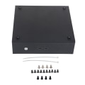 Miniatyrbillede 2 af 5: Desktop Computer Kabinet God Varmeafledning Udsøgt Kompakt Sort Mini HTPC Kabinet til Hjemmevideo Computer