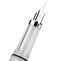 Miniatyrbillede 3 af 5: 4 stk. 0,5 mm F Spids Transparent Fyldepen Papirvarer til Kontor Hjem Daglig Skrivning